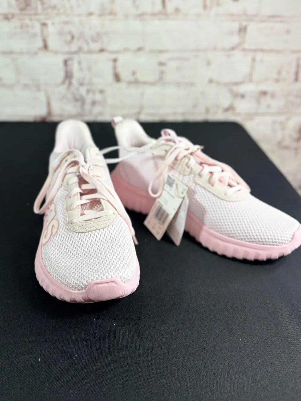 adidas Kids Pink Mesh Lightweight Sneakers